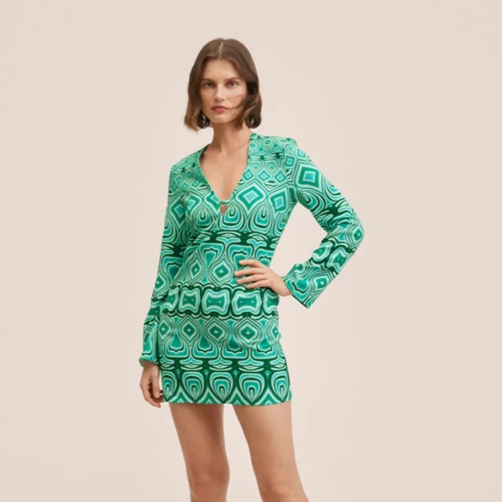 Long sleeve mini Dress